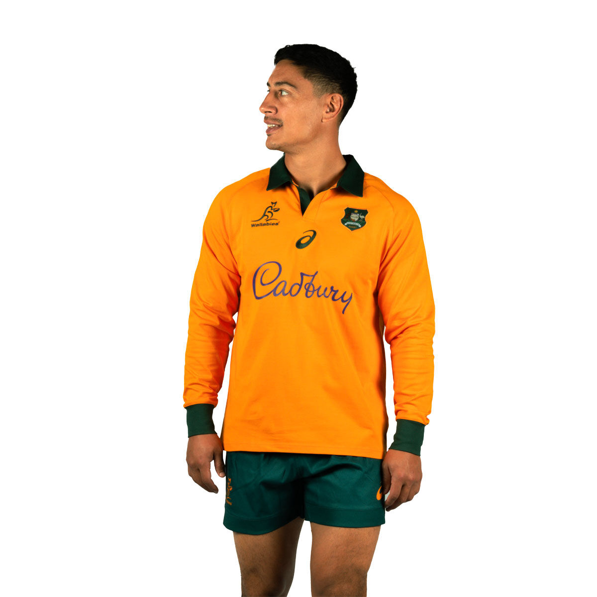 Wallabies 2024 Mens Traditional Long Sleeve Rugby Jersey