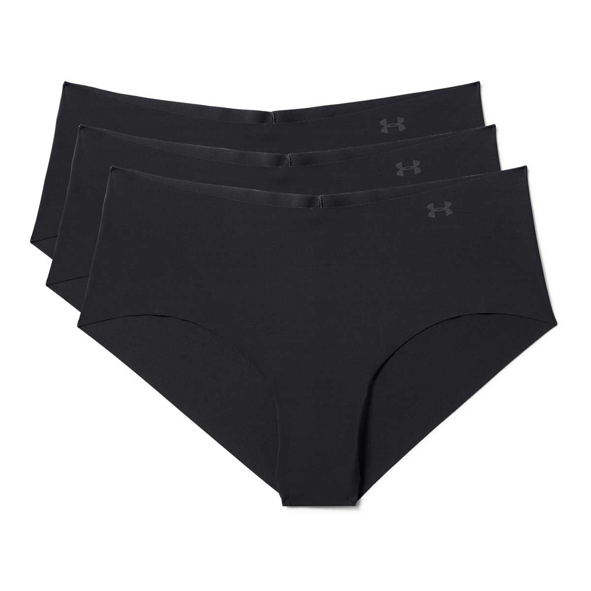 Under Armour Womens Pure Stretch Seamless Hipster Printed Briefs 3 Pack