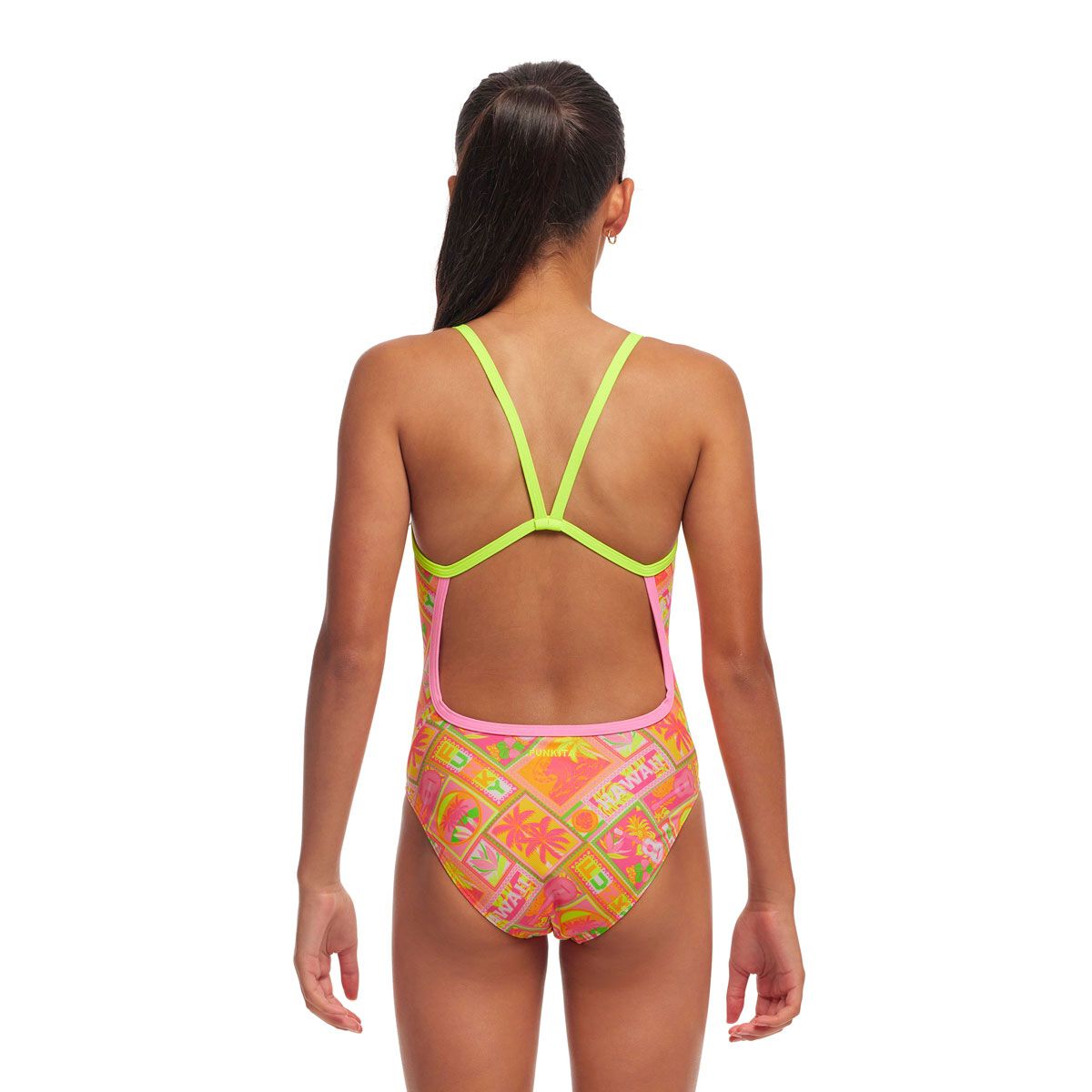 Funkita Girls Single Strap One Piece Multi 14