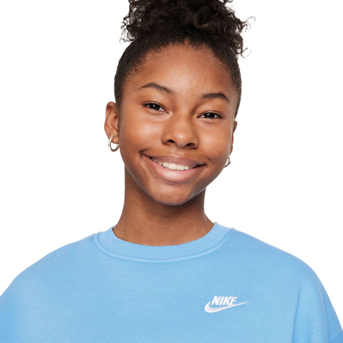 Nike Junior Sportswear Club Fleece LBR Boxy Crew Sweatshirt