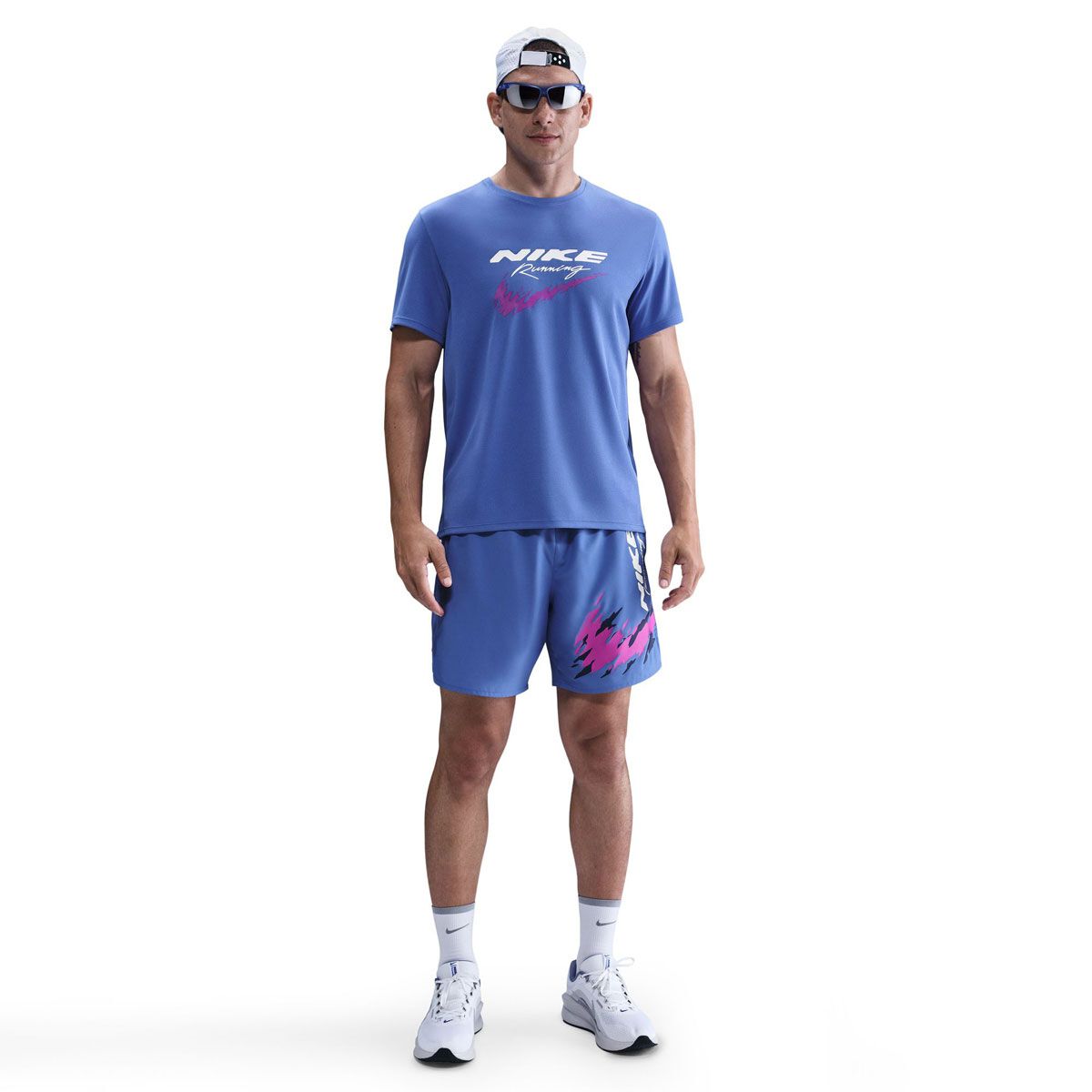 Nike Mens Miler Dri-FIT UV Run Energy Running Tee