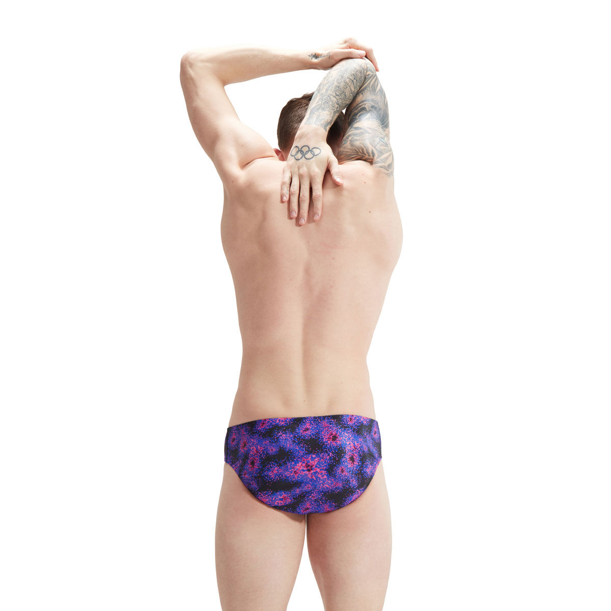 Speedo Mens Allover Digital 8cm Brief