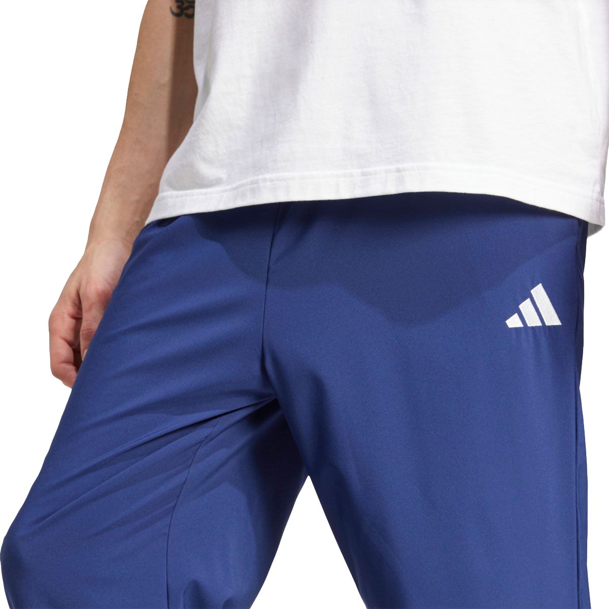 adidas Mens Essentials 3-Stripes Stanford Open Hem Pants