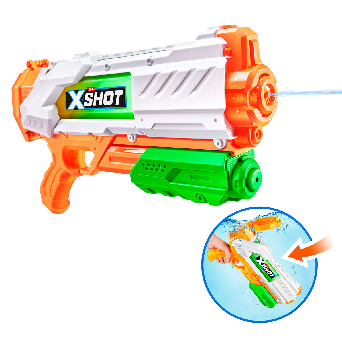 X-Shot Water Fast Fill Blaster Soaker Medium
