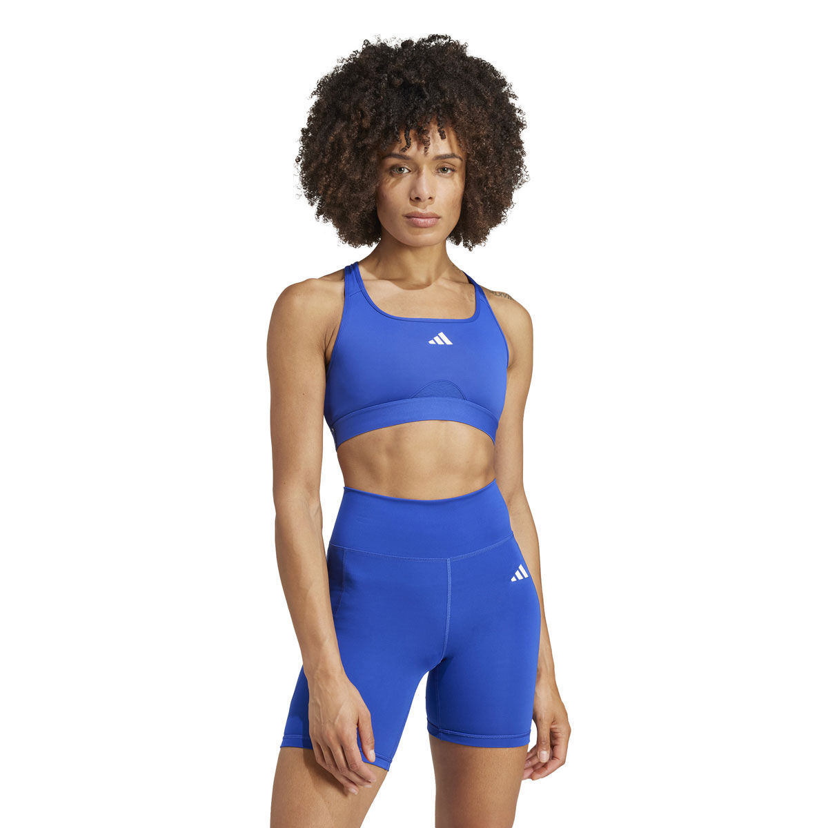 adidas Womens PowerReact Medium Support Training Sports Bra