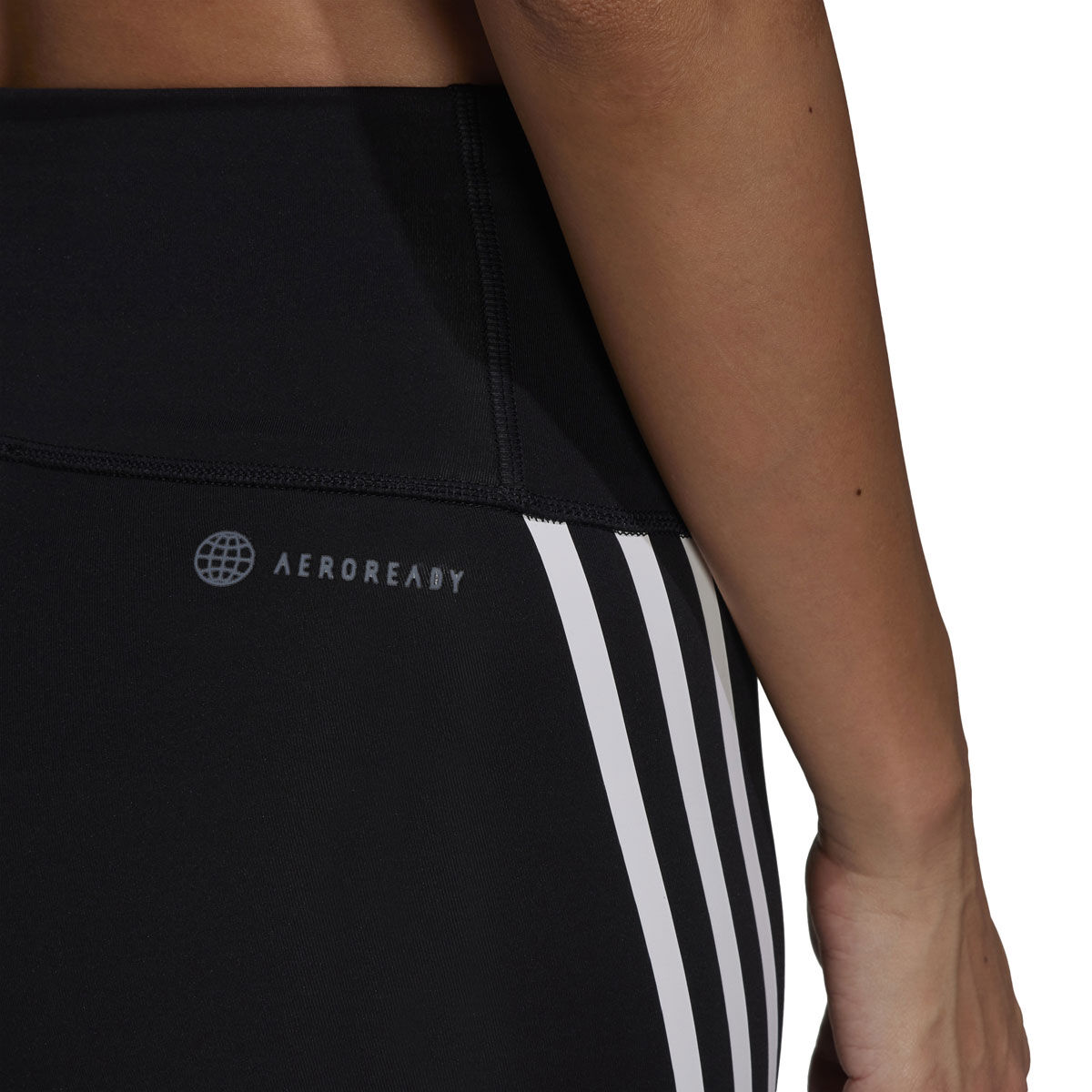 adidas Womens Optime Train Icons High Rise 7/8 Tights