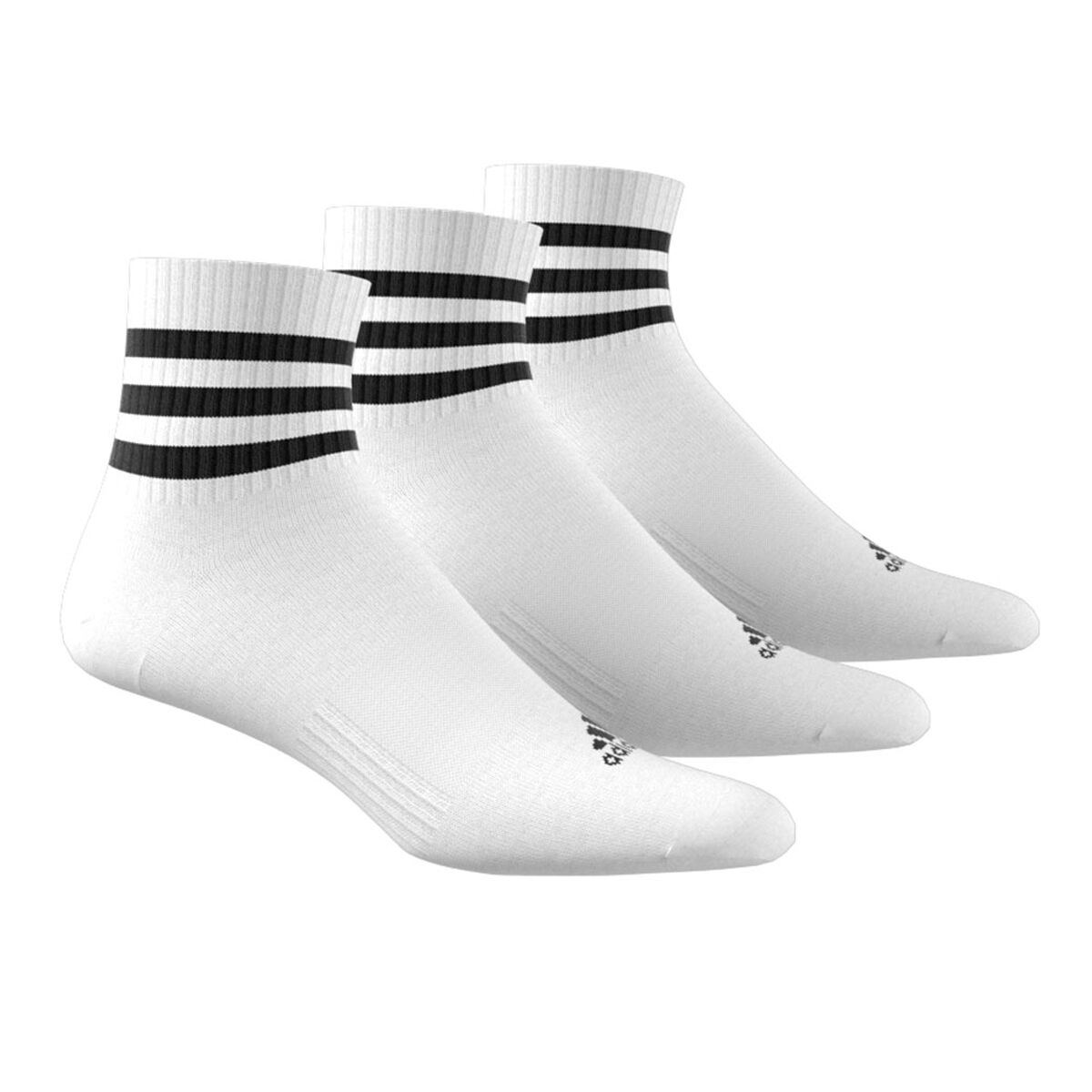 adidas 3-Stripes Cushioned Mid-Cut Socks