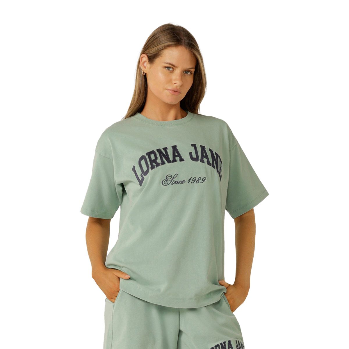 Lorna Jane Womens Original Sport Washed Vintage Tee