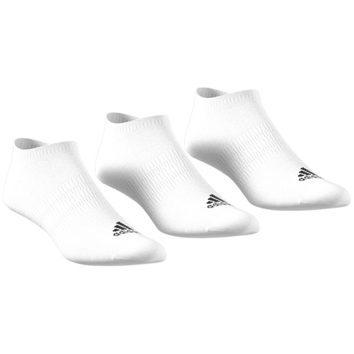 adidas Thin and Light No Show 3 Pack Socks