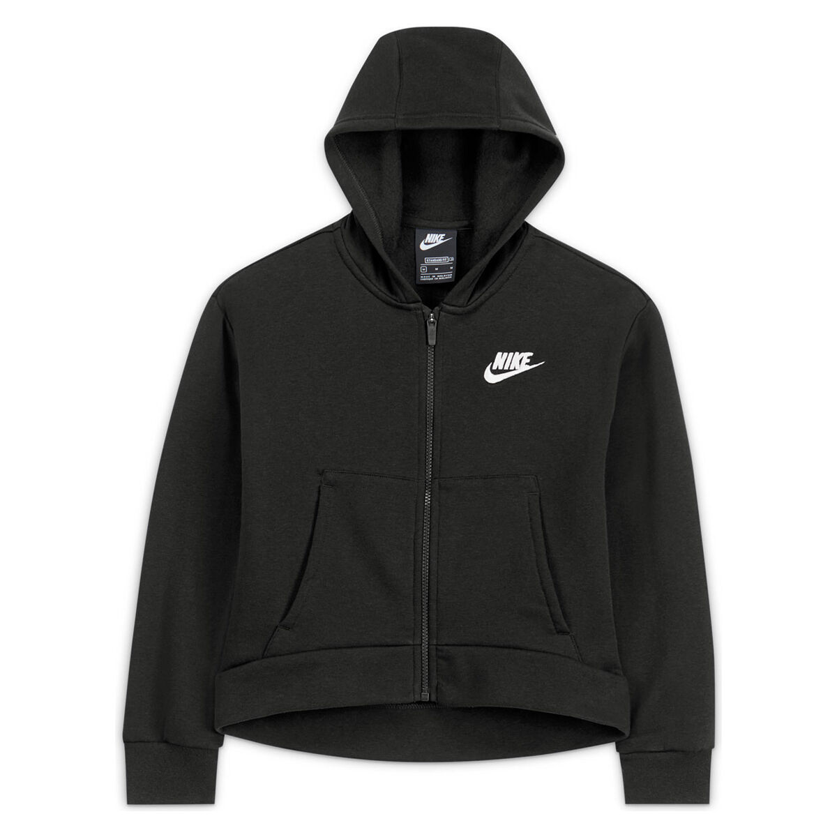 Nike Junior Sportswear Club Fleece Full Zip Hoodie