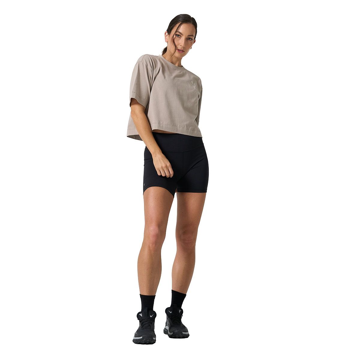 Ell/Voo Womens Lani Cropped Tee