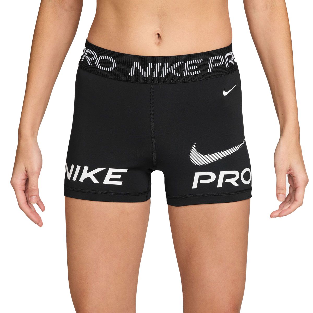 Nike Pro Womens 365 Dri-FIT 3 Inch Graphic Short Tights