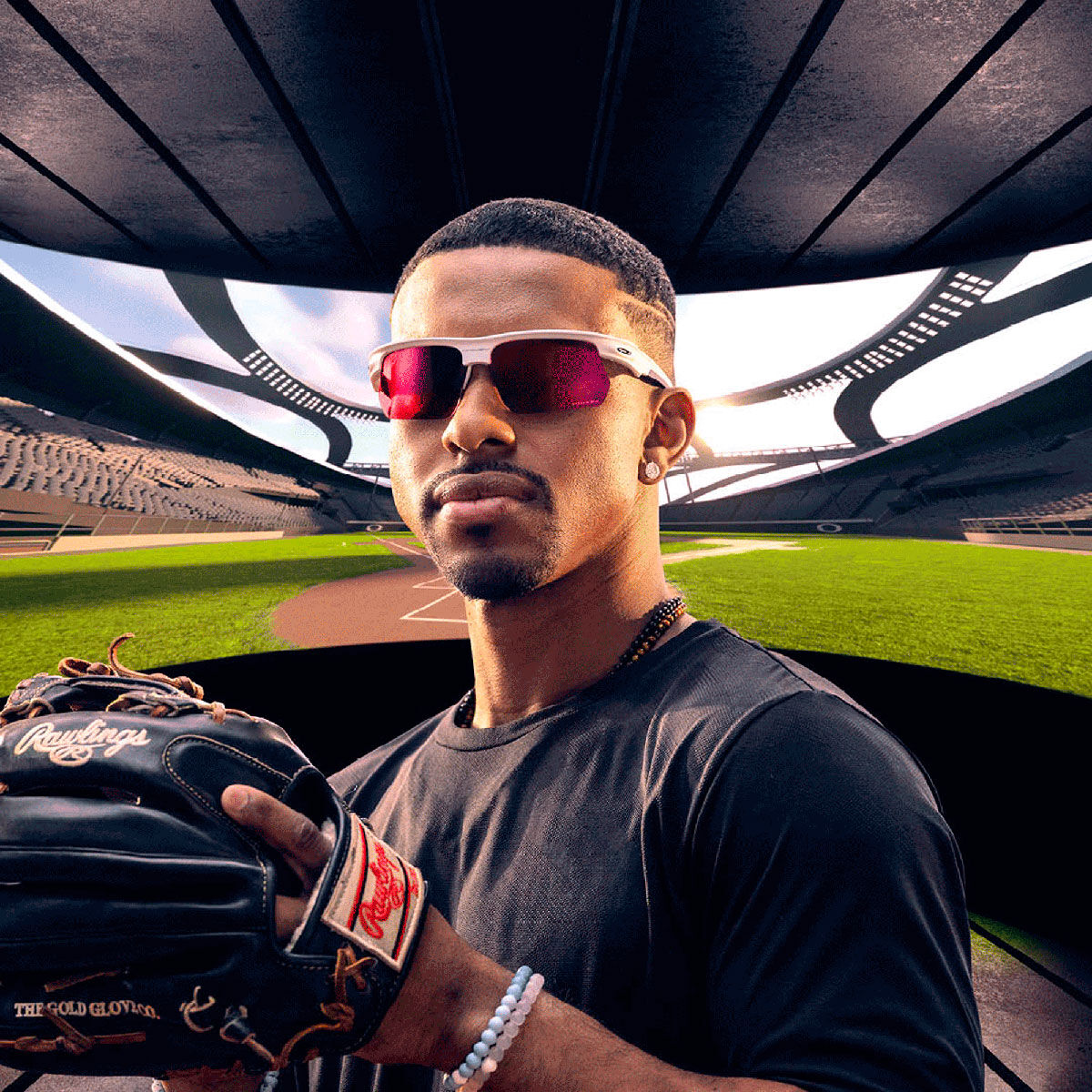 OAKLEY Bisphaera Sunglasses - White with PRIZM Field