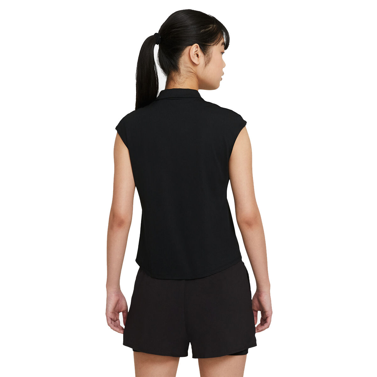 NikeCourt Womens Victory Tennis Polo Black M