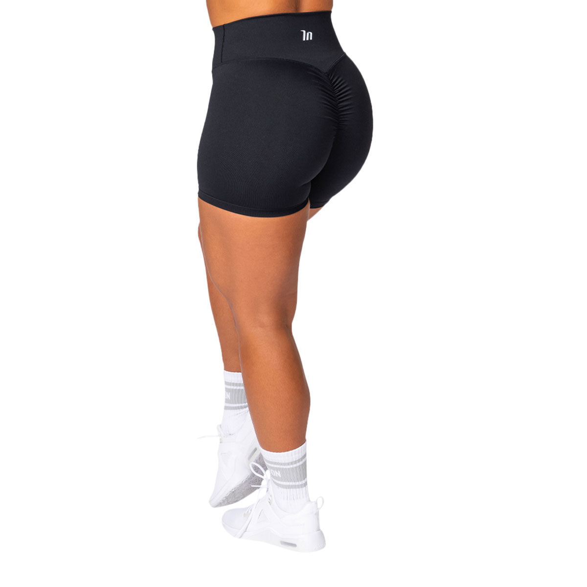 Muscle Nation Womens Signature Scrunch Midway Shorts