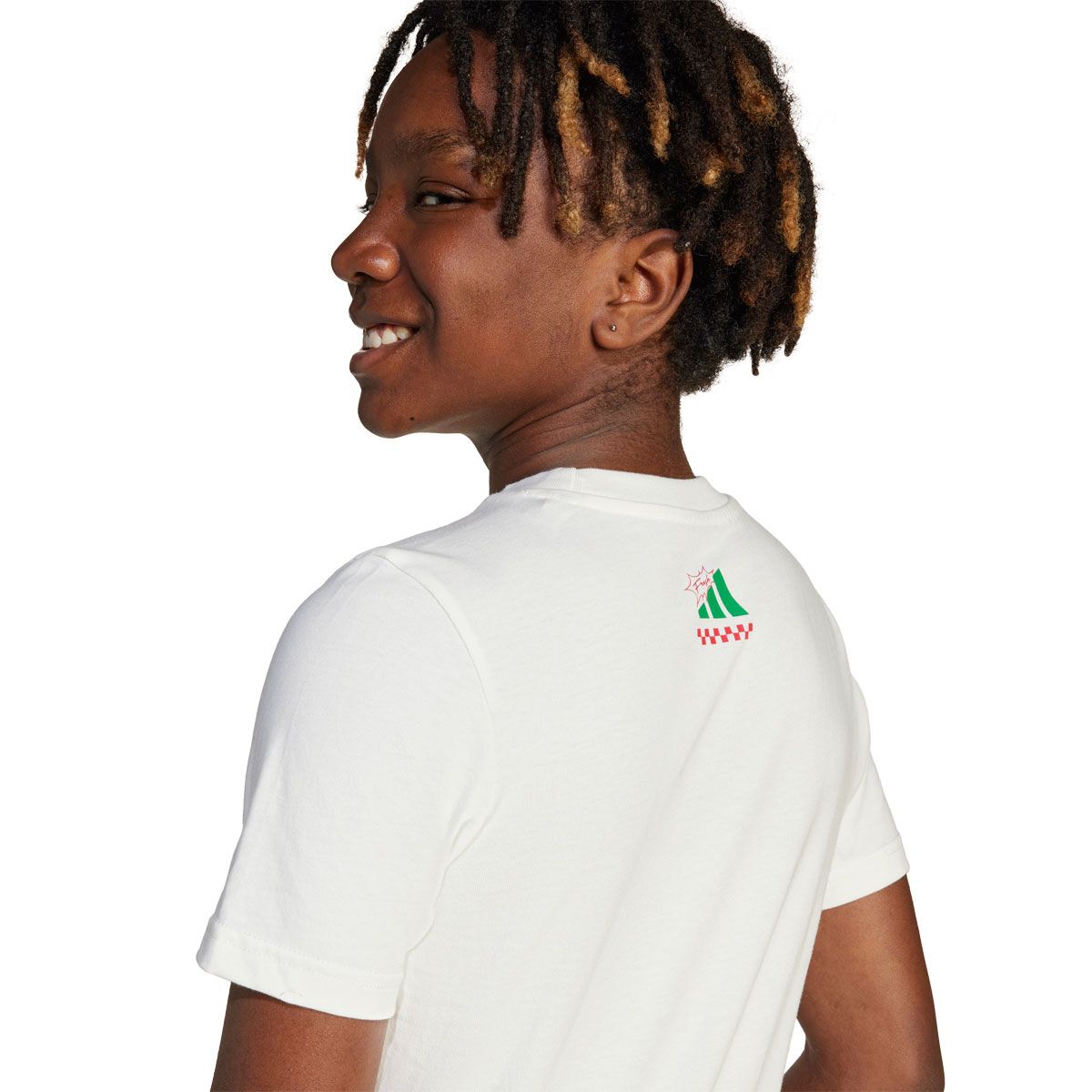 adidas Junior Lounge Pizza Graphic Tee