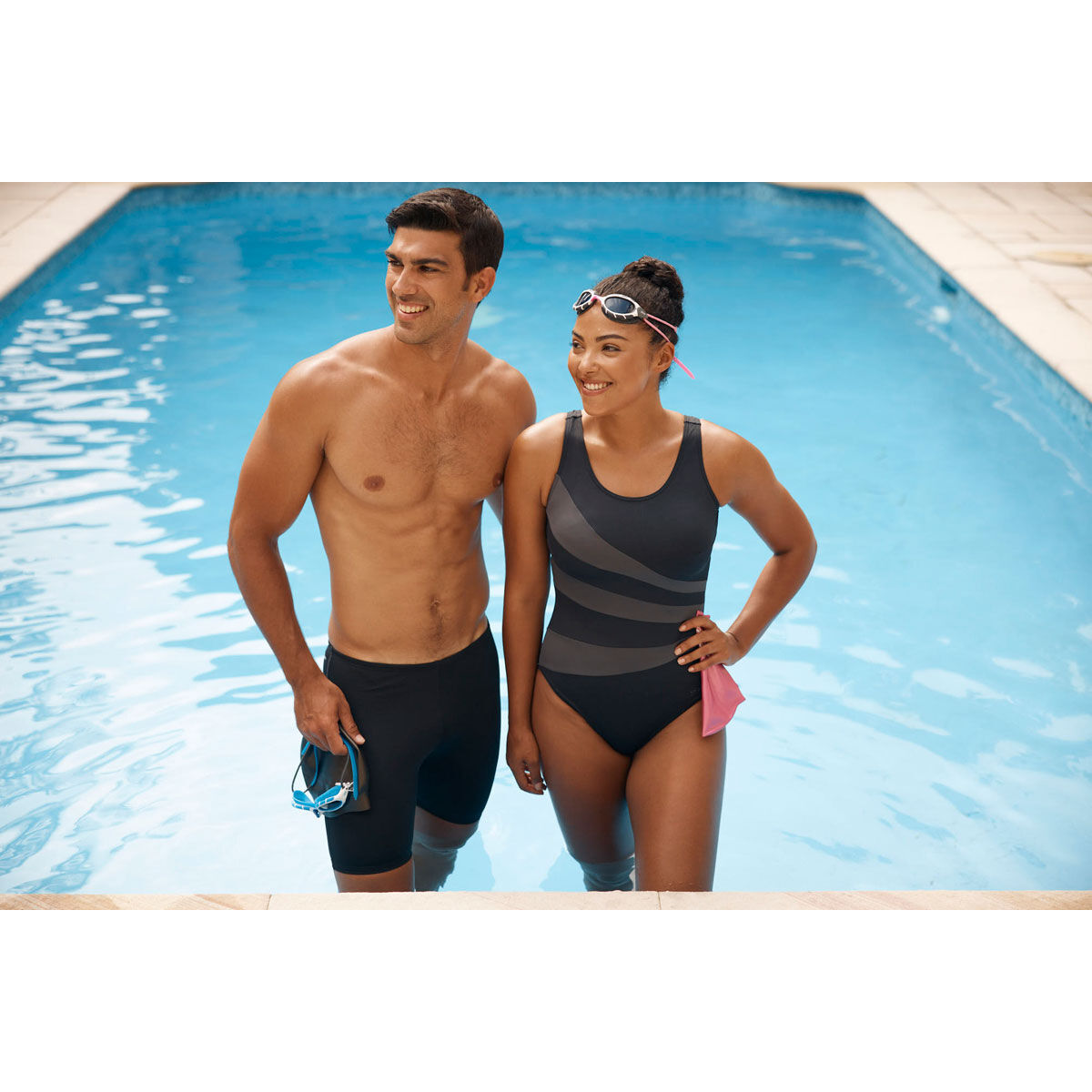 Zoggs Womens Sandon Scoopback One Piece Swimsuit