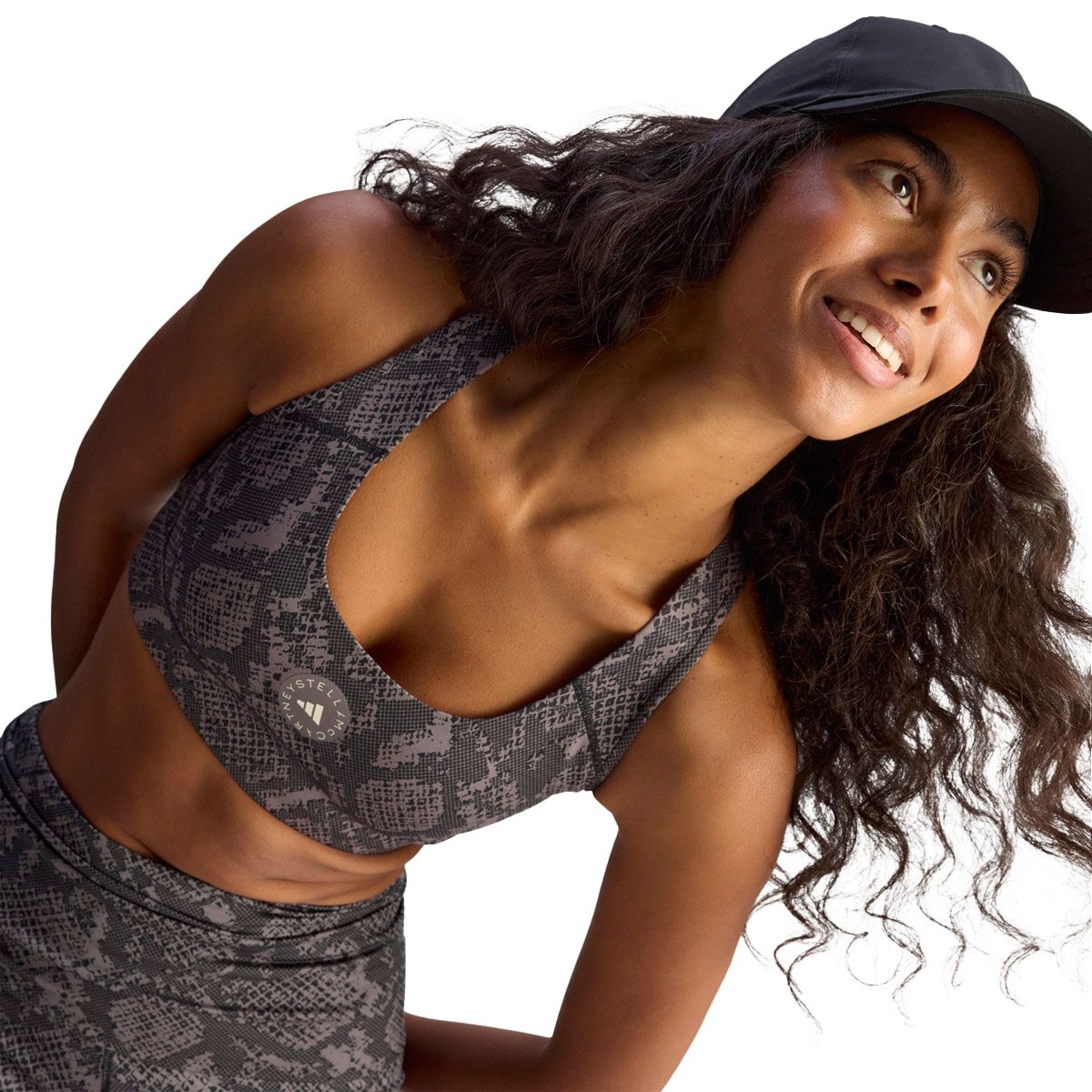 adidas by Stella McCartney Womens Power Impact Mid Support Training Sports Bra