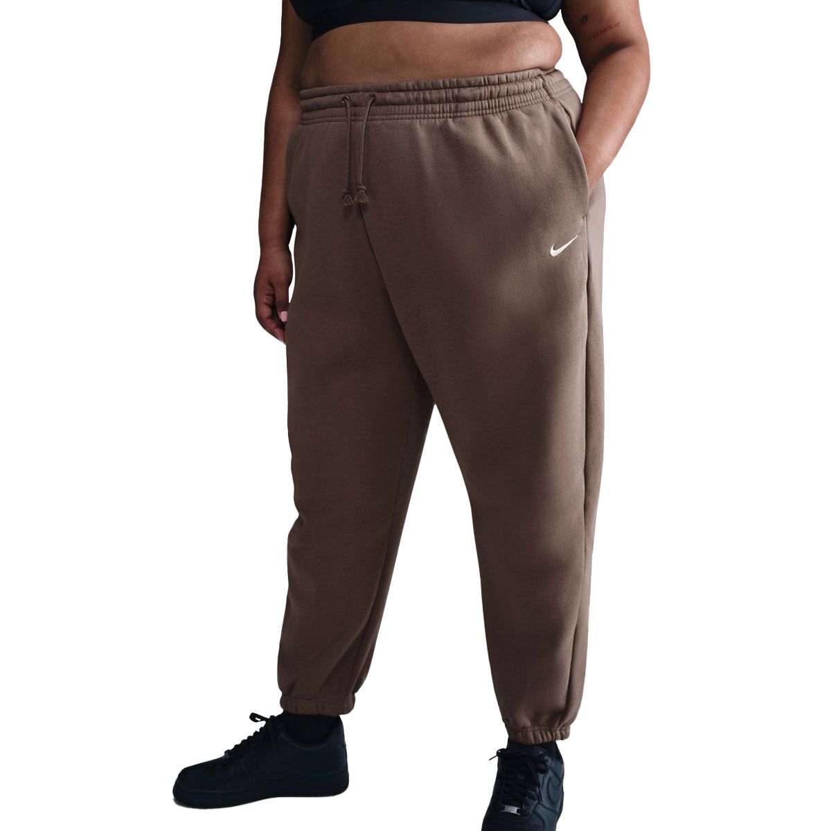 Nike Plus Womens Sportswear Phoenix Fleece High Waisted Oversized Sweatpants