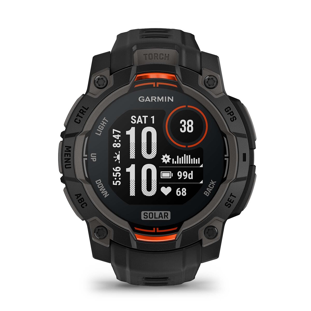 Garmin Instinct 3 45mm Solar Watch - Black
