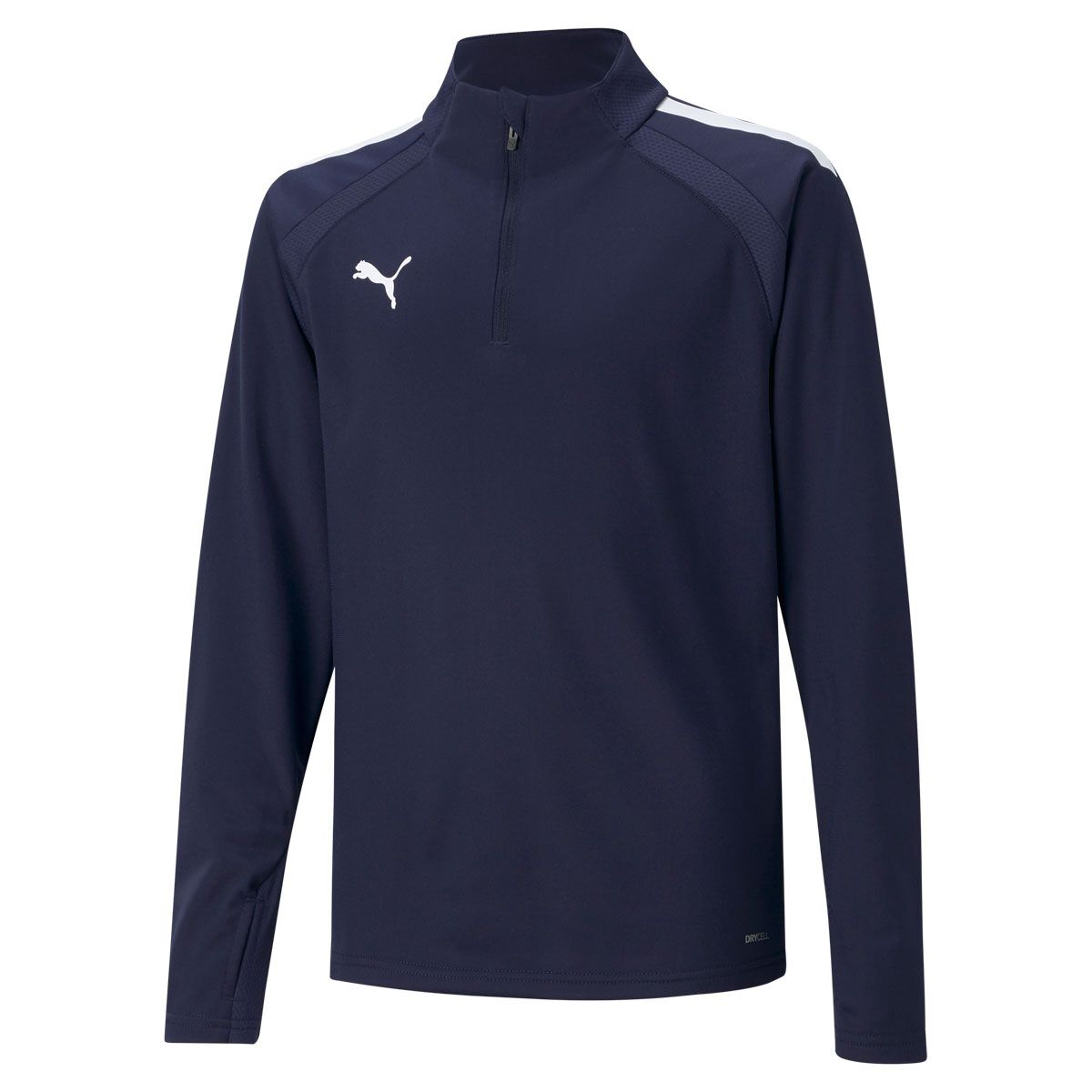 PUMA Junior Liga Quarter Zip Football Top