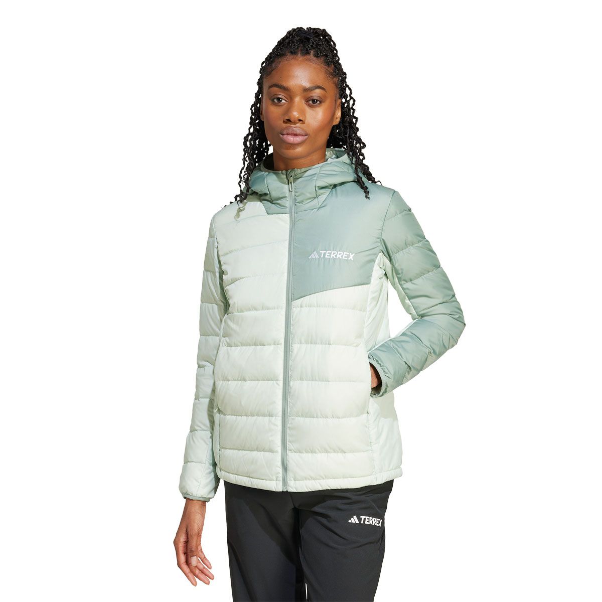 Adidas Terrex Womens Multi Light Down Hooded Jacket