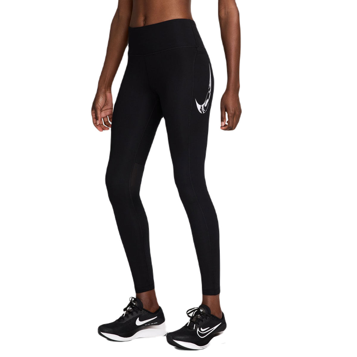 Nike Womens Fast Swoosh Dri-FIT Mid Rise 7/8 Tights