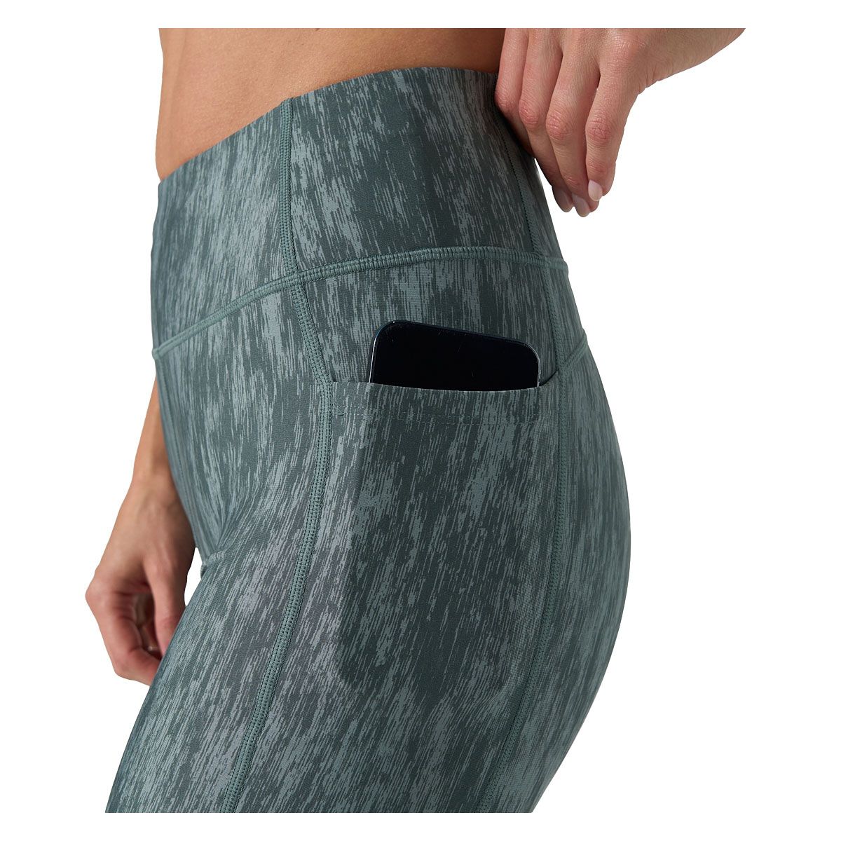 Ell/Voo Womens Kara High Rise 5 Inch Pocket Tights