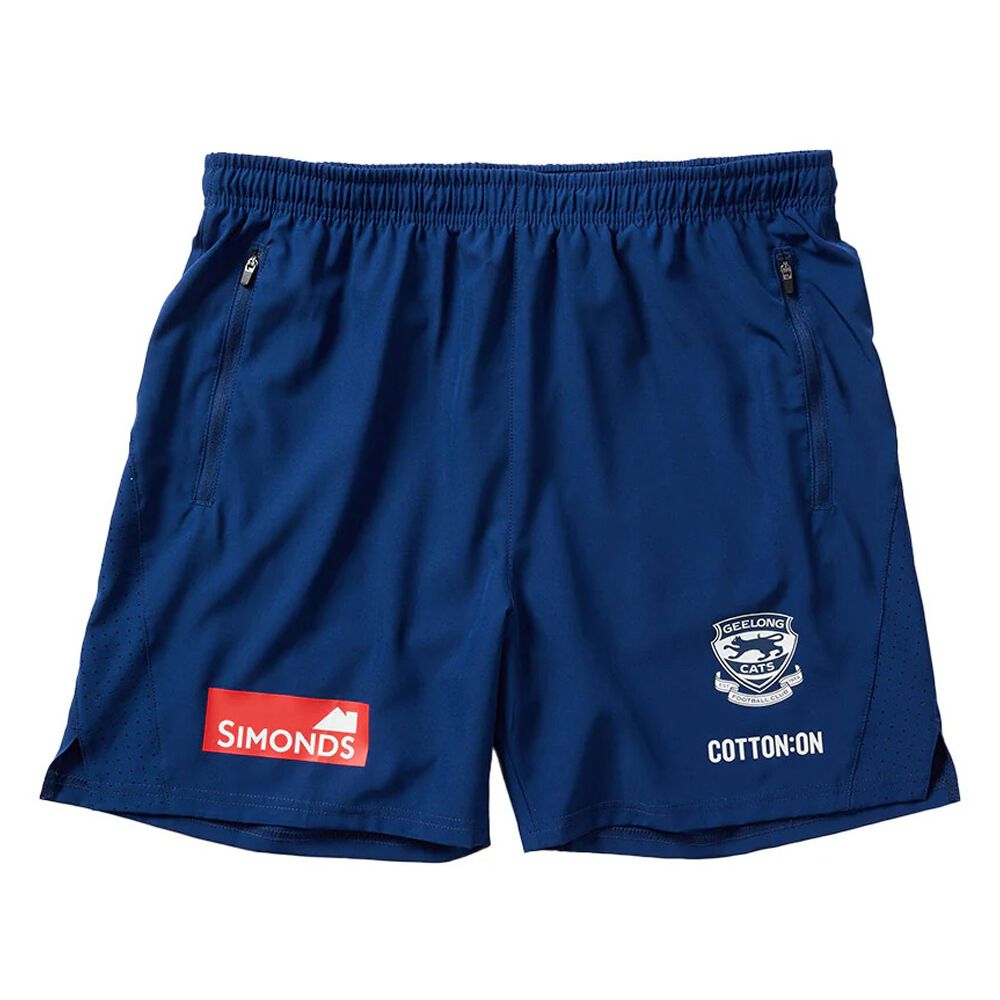 Geelong Cats Mens 2025 Training Shorts