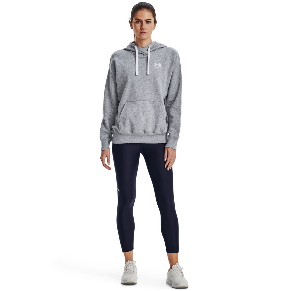 Under Armour Womens Rival Fleece Oversized Pullover Hoodie