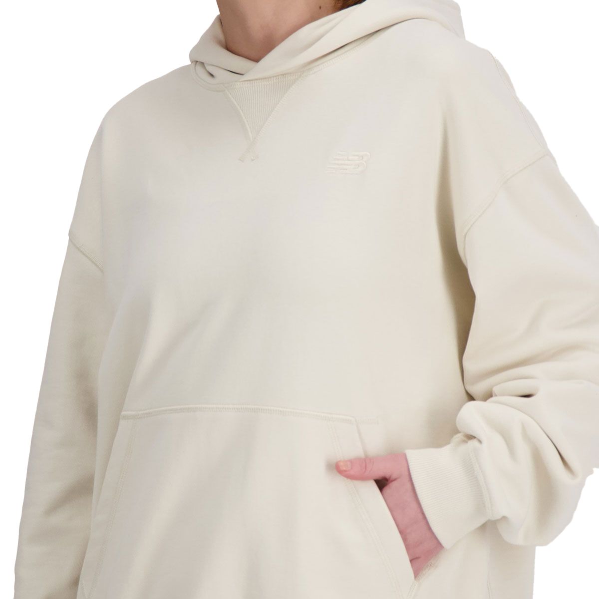 New Balance Womens Athletics French Terry Pullover Hoodie