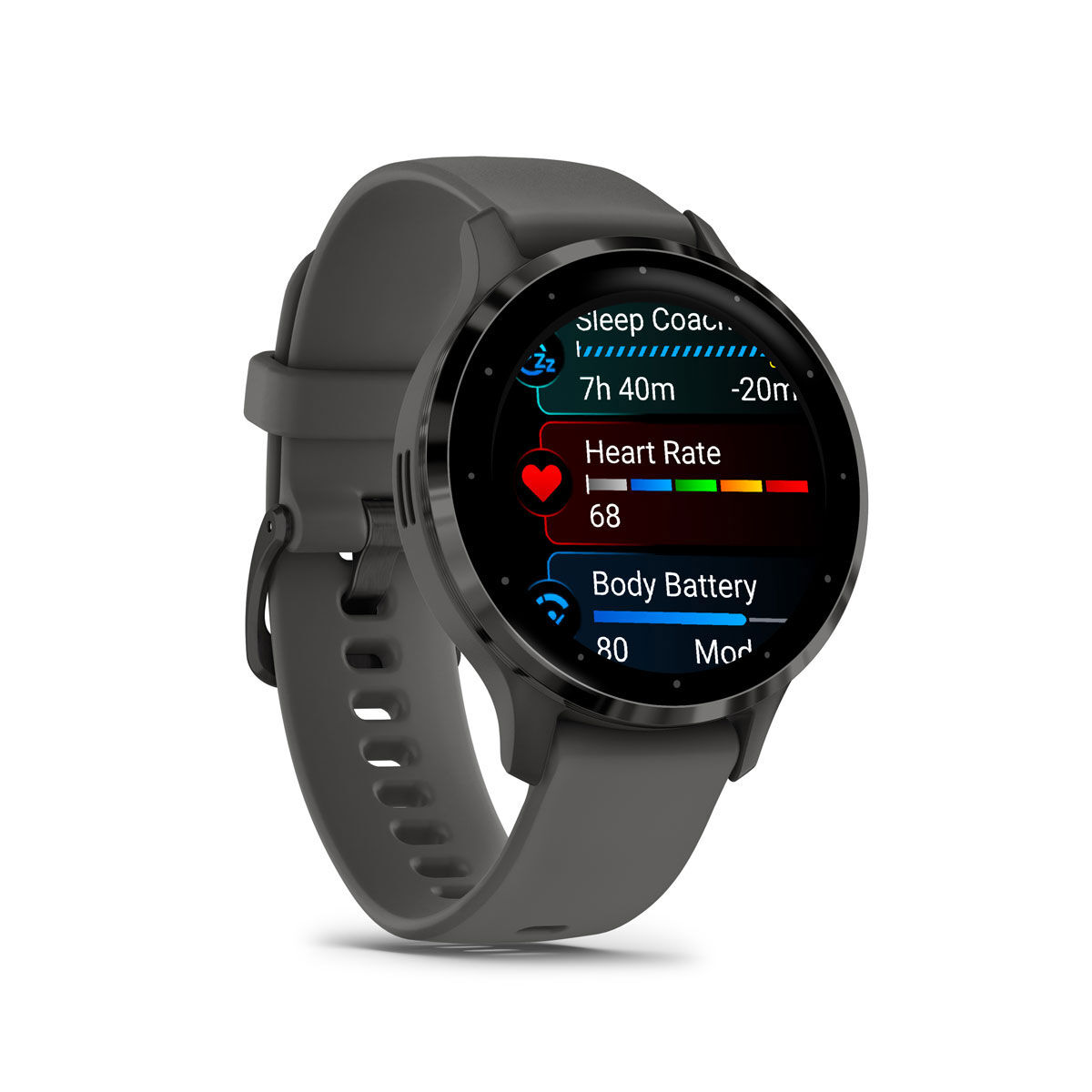 Garmin Venu 3S Watch - Pebble Gray/Slate