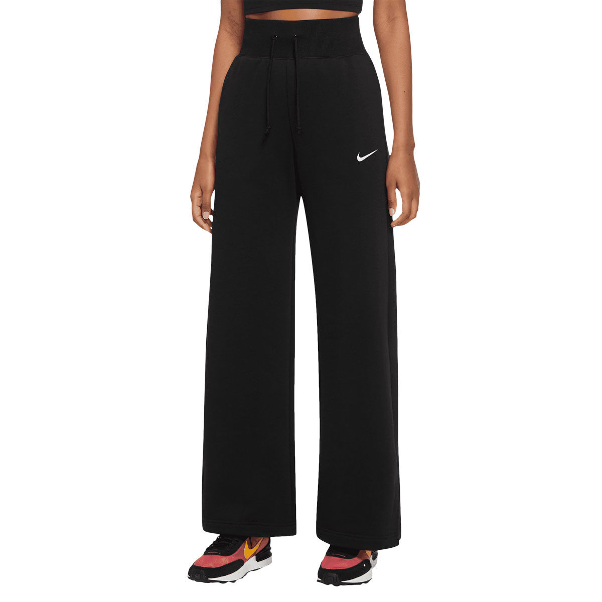 Nike Womens Phoenix Fleece High Rise Wide Leg Track Pants