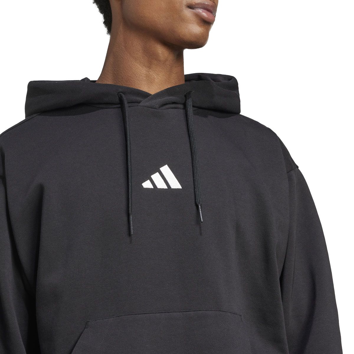 adidas Mens Essentials Feel Cozy Fleece Pullover Hoodie