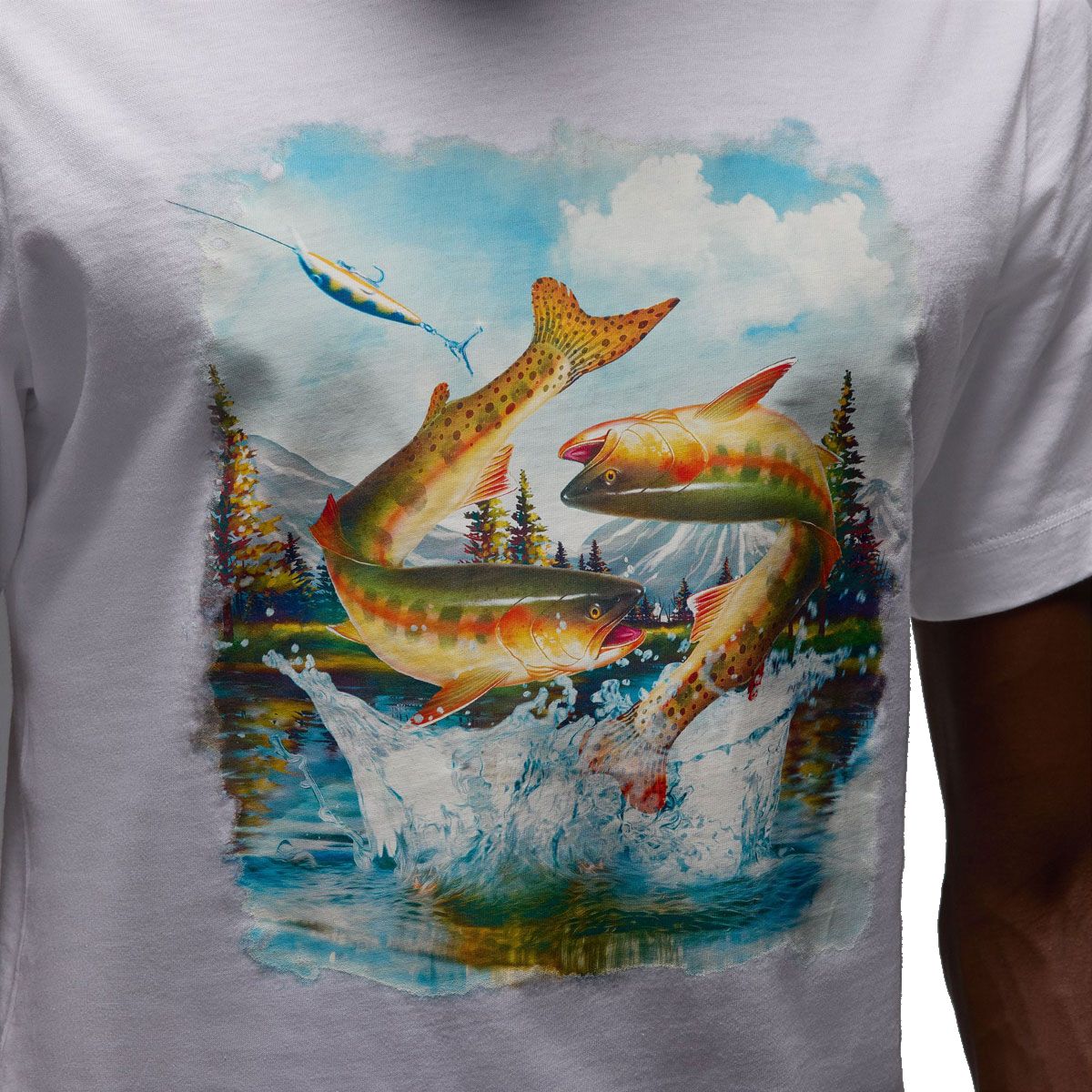 Jordan Mens Luka Gone Fishing Tee