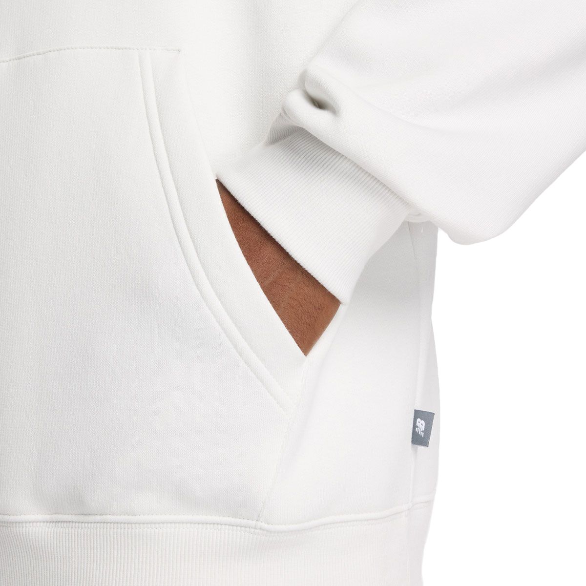 New Balance Mens Linear Graphic Fleece Hoodie