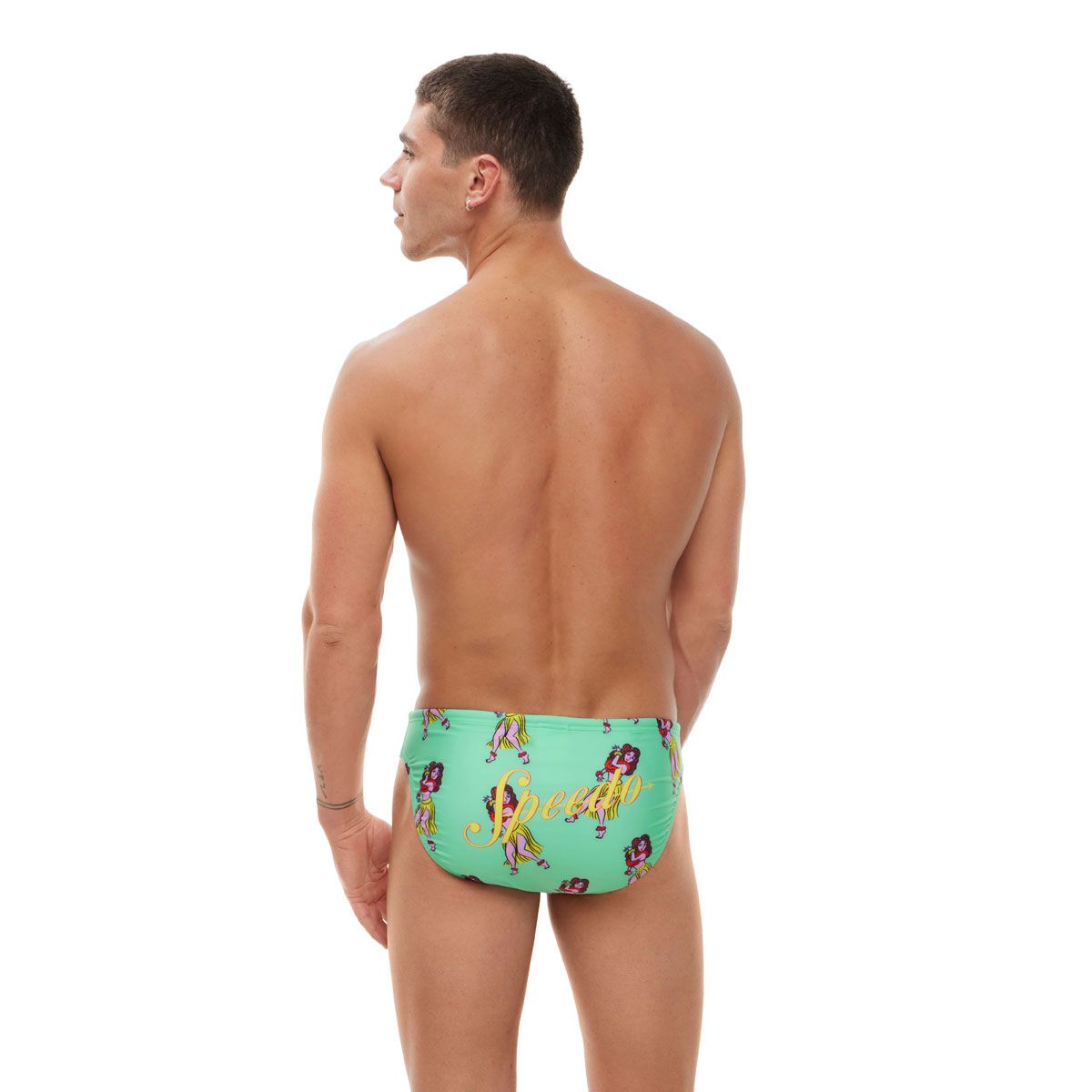 Speedo Mens Waimea Bae Escape Swim Briefs