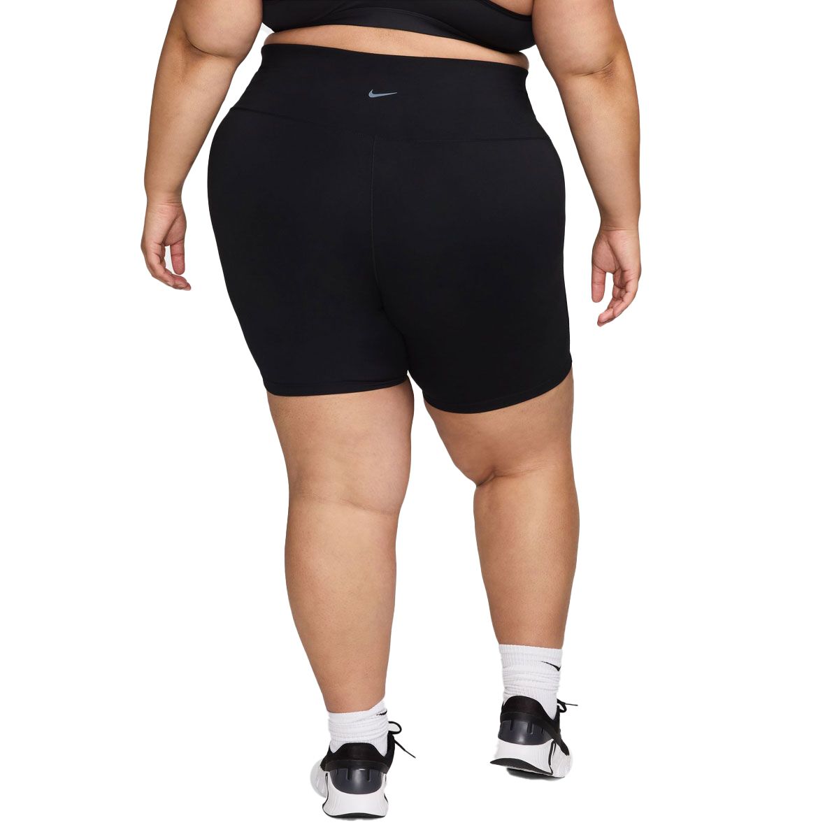 Nike Plus Womens One Dri-FIT High Rise 8 Inch Pocket Training Short Tights