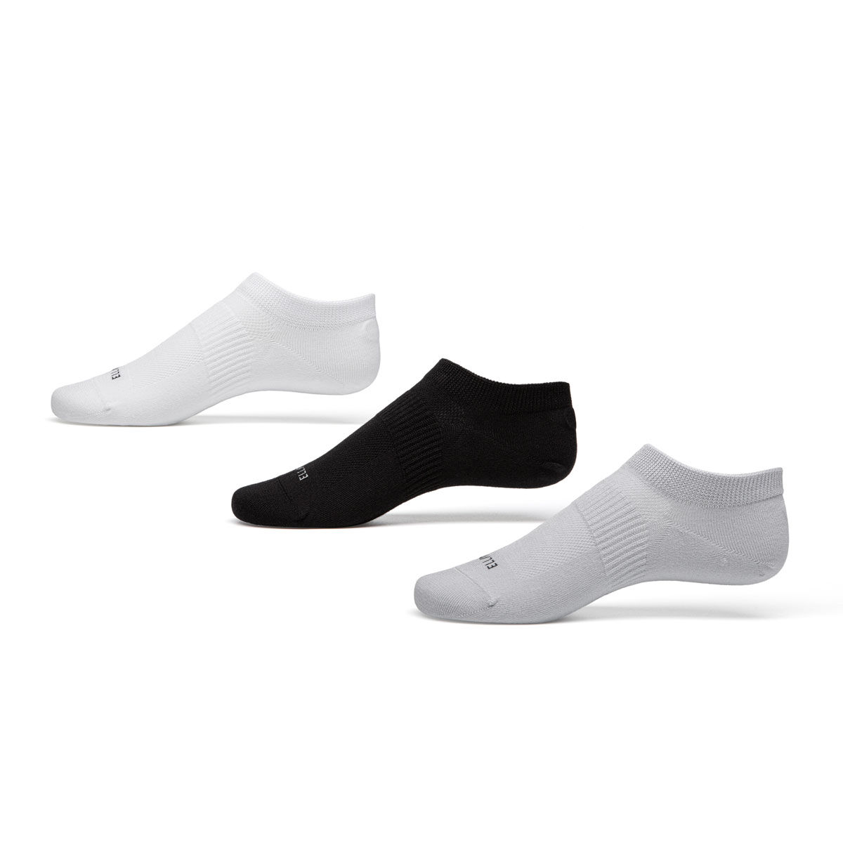 Ell/Voo Womens Invisible Socks 3 Pack