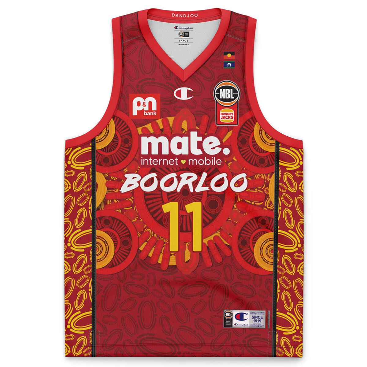 Perth Wildcats Kids Bryce Cotton 2024/25 Indigenous Basketball Jersey