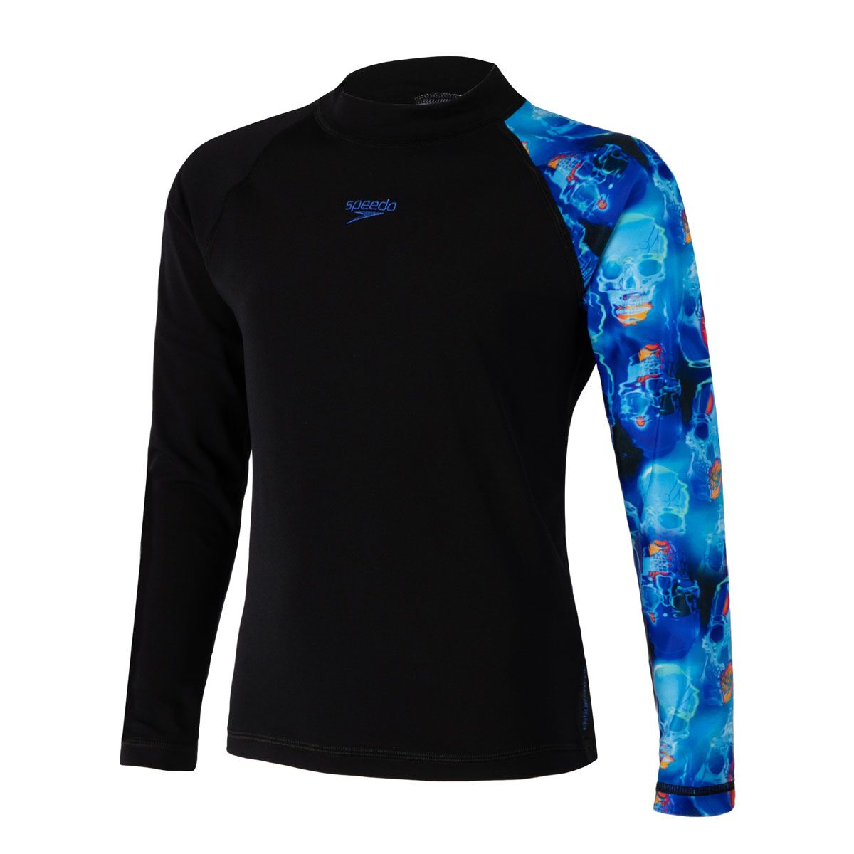 Speedo Boys Skull Long Sleeve Rash Top
