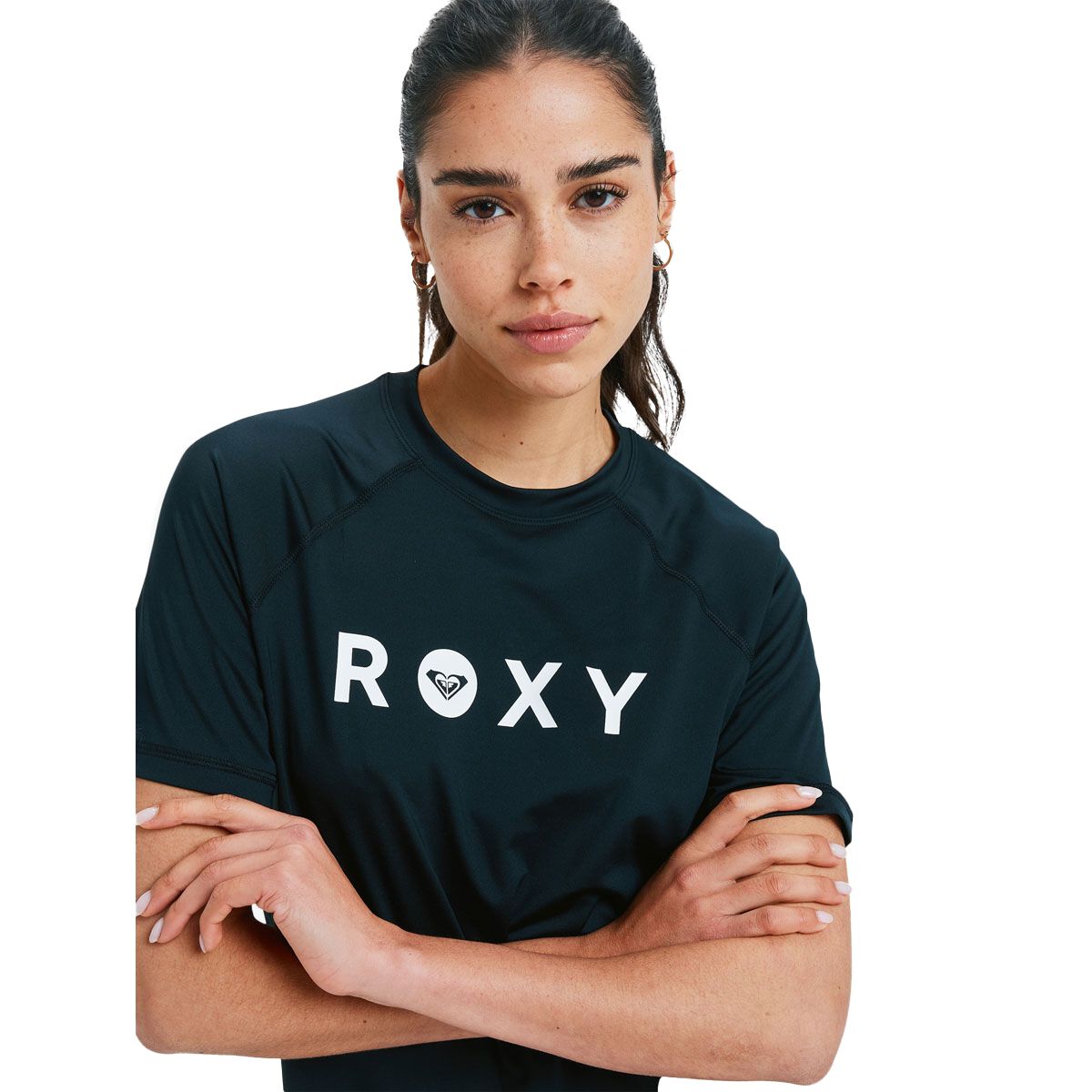 Roxy Womens Essential Lycra Short Sleeve Rash Vest