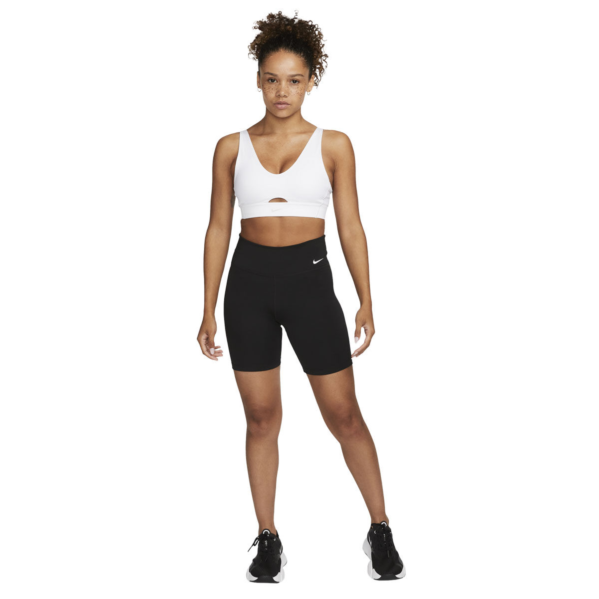 Nike Womens Indy Plunge Cutout Dri-FIT Medium Support Padded Sports Bra