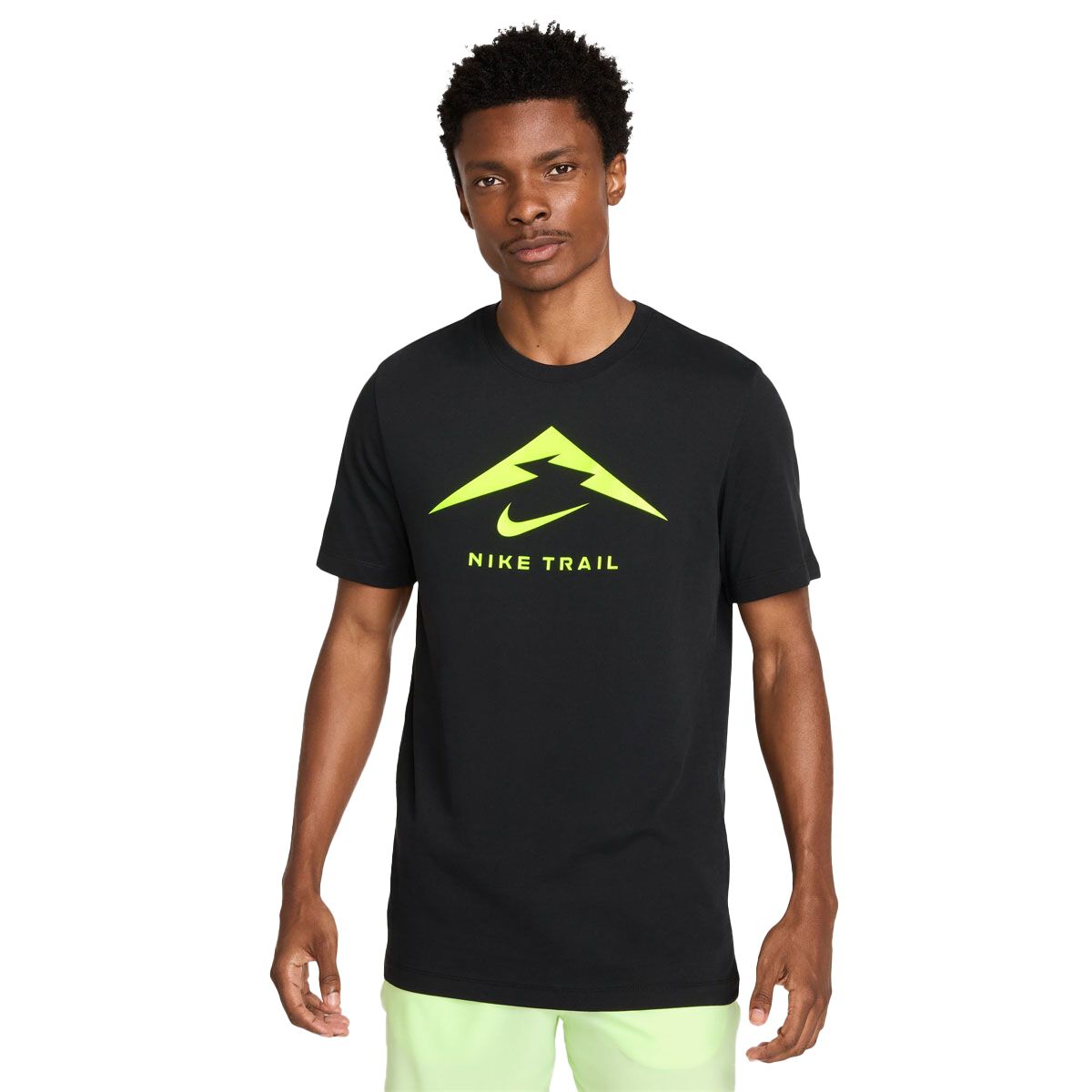 Nike Mens Trail Dri-FIT Logo Running Tee