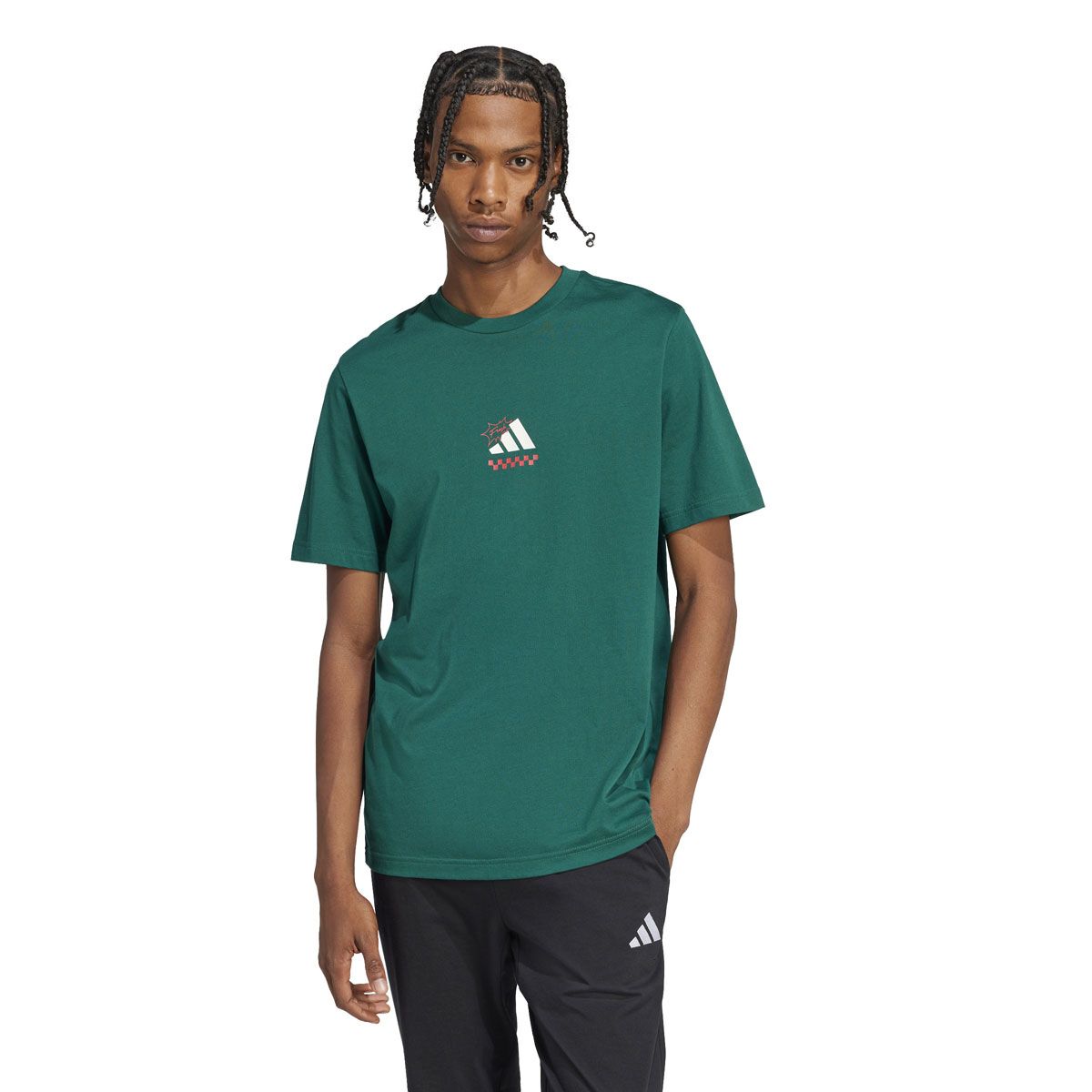 adidas Mens Lounge Pizza Graphic Tee