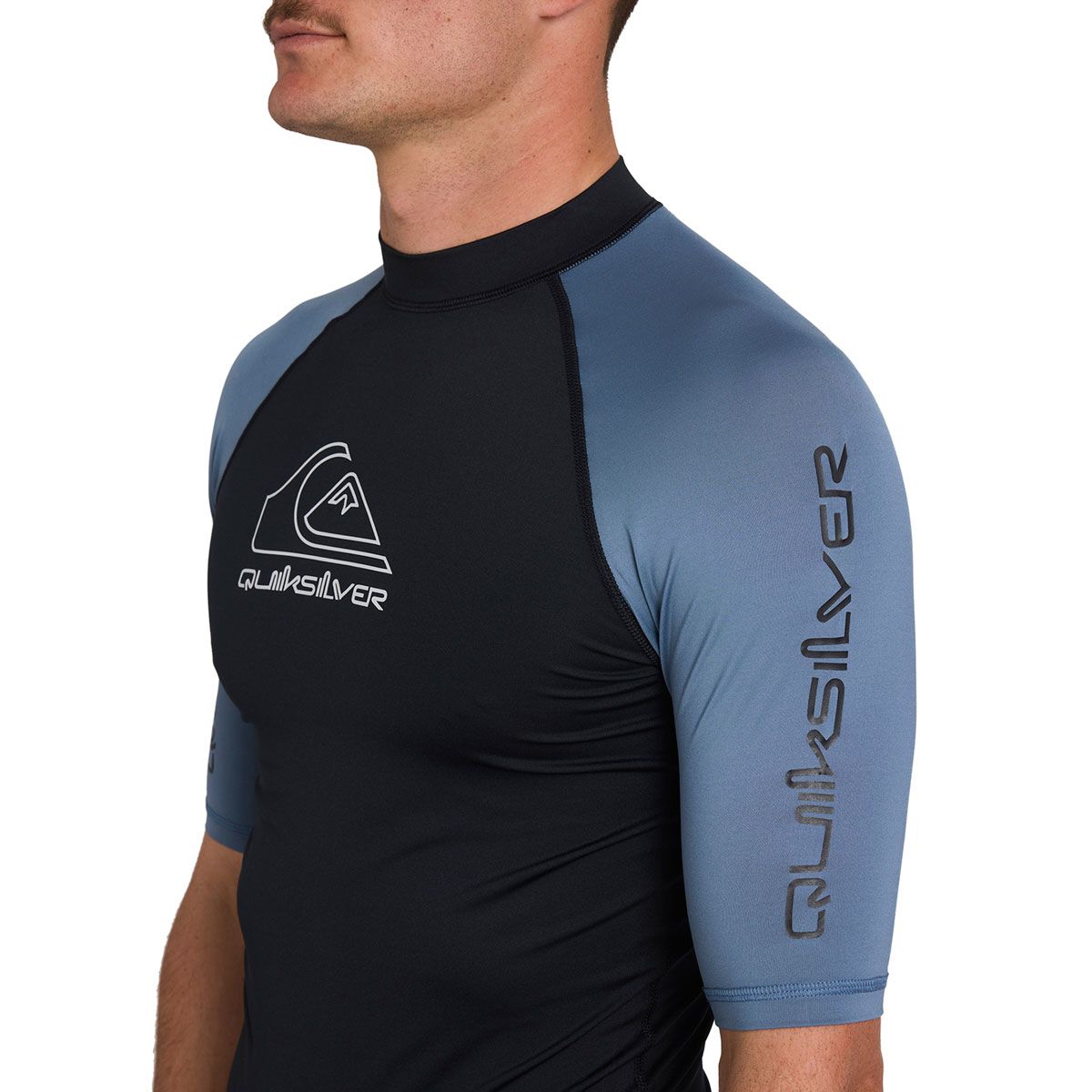 Quiksilver Mens On Tour Short Sleeve Rash Top