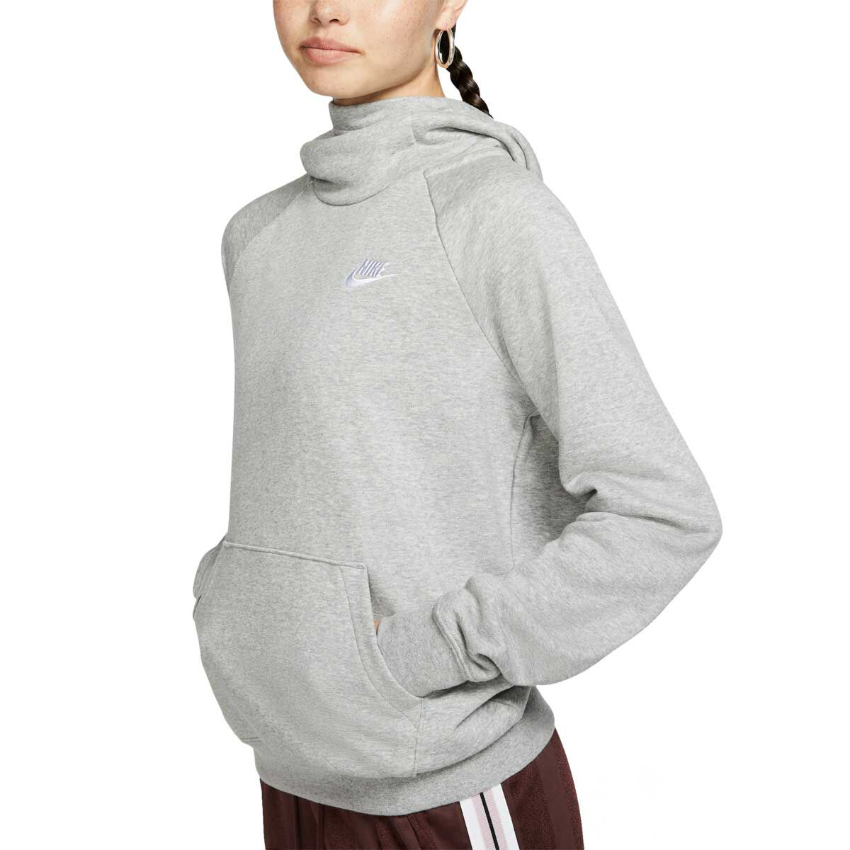 Nike Womens Sportswear Essential Fleece Funnel Neck Hoodie