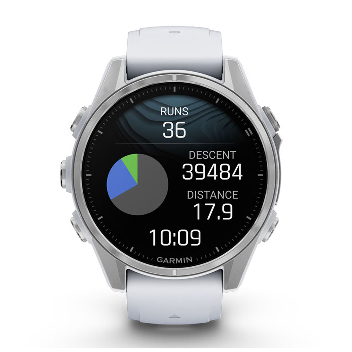 Garmin Fenix 8 43mm AMOLED Glass Watch - Whitestone