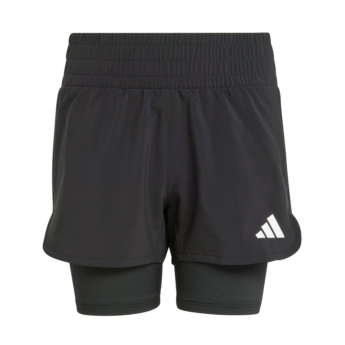 adidas Junior All Sports Pacer 2 in 1 Running Shorts