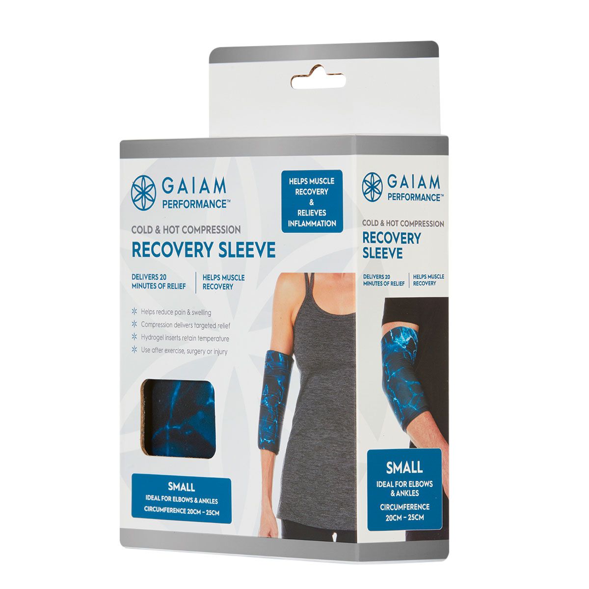 Gaiam Cold Hot Compression Sleeve S